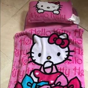 Hello kitty Sleeping/nap mat, pillow and blanket